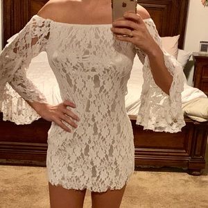 Lace Boho Mini Dress